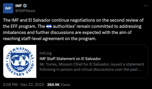 МВФ подтверждает, что правительство Сальвадора продаст биткоин-кошелек Chivo