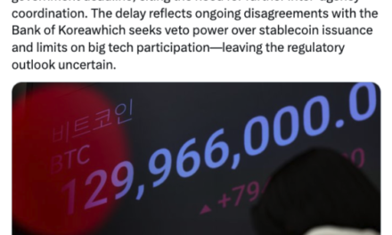 Южная Корея обсуждает роль банка в выпуске стейблкоинов