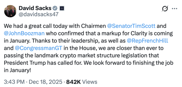 Закон США о ясности не повлияет на цену биткоина: аналитики